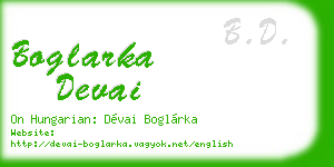 boglarka devai business card